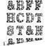 papel pintado letras luminosas de madera – marquee negro y blanco de ESTAhome