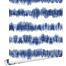 papel pintado diseño a rayas horizontales tie-dye Shibori azul añil vaquero intenso y blanco mate de ESTAhome