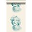papel pintado Marilyn Monroe blanco y turquesa de Origin Wallcoverings