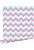 papel pintado zigzag chevrons turquesa y rosa de ESTAhome