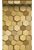 papel pintado con textura eco estampado hexagonal 3d oro de Origin Wallcoverings