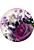 mural redondo autoadhesivo flores morado y rosa de Sanders & Sanders