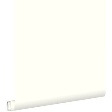 papel pintado liso con efecto pictórico beige crema de ESTAhome
