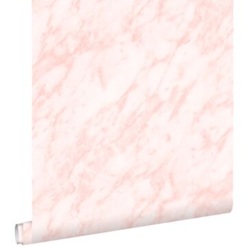 papel pintado marmol rosa suave de ESTAhome