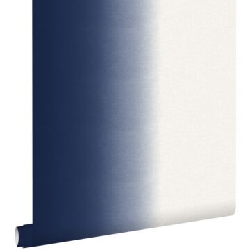 papel pintado dip dye tinte de inmersión azul oscuro de ESTAhome