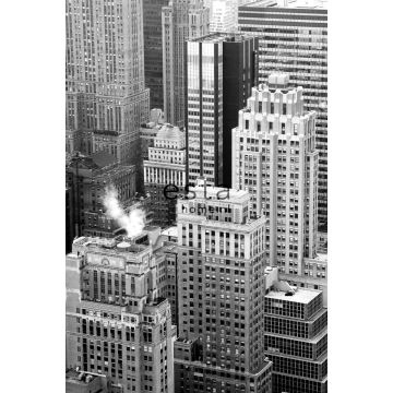 fotomural rascacielos negro y blanco de ESTAhome
