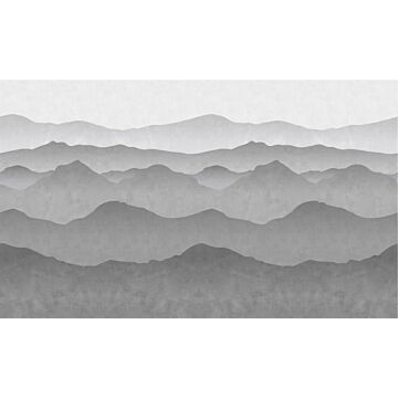fotomural montañas gris de ESTAhome