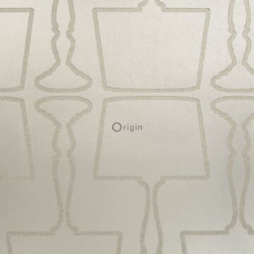 papel pintado lámparas beige de Origin Wallcoverings