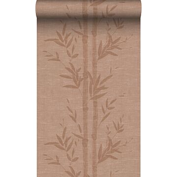 papel pintado bamboo rosa terracota de Origin Wallcoverings