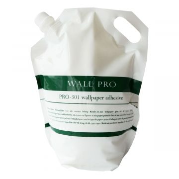 Wallpro PRO-301 Adhesivo profesional para papel pintado listo para usar para todo tipo de papel pintado 2,5 kg para colocar 15 m² de papel pintado