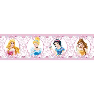 cenefa autoadhesiva Princesas rosa de Disney