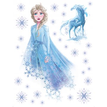 mural decorativo autoadhesivo Frozen Elsa azul claro de Disney