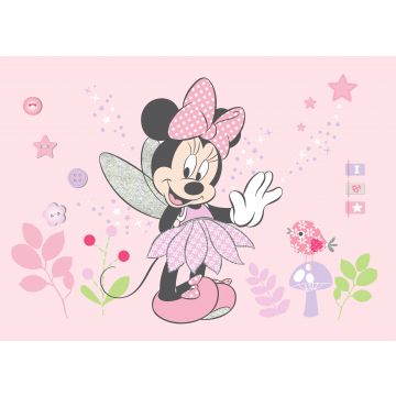 póster decorativo Minnie Mouse rosa de Disney