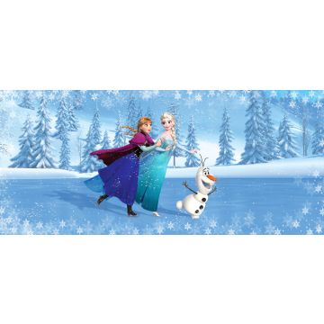 póster decorativo Frozen Anna & Elsa azul de Sanders & Sanders