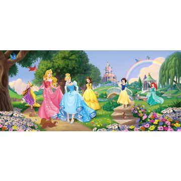 póster decorativo Princesas verde, azul y rosa de Sanders & Sanders