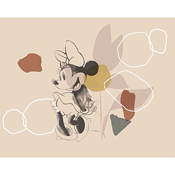 fotomural Minnie Mouse beige de Komar
