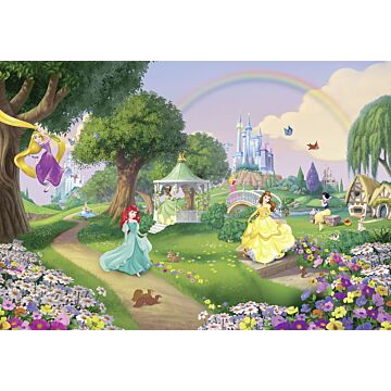 fotomural princesa de Disney verde, morado y amarillo de Sanders & Sanders