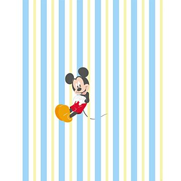 fotomural Mickey Mouse azul, amarillo y rojo de Komar