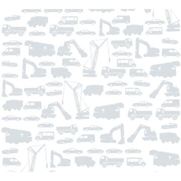 papel pintado vehículos gris claro de A.S. Création