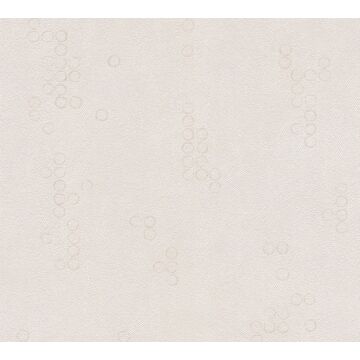 papel pintado puntos lunares polka dots beige de A.S. Création