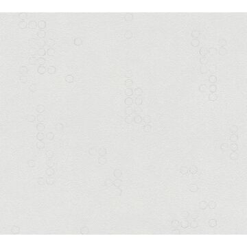 papel pintado puntos lunares polka dots gris de A.S. Création